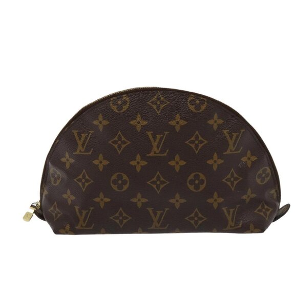 LOUIS VUITTON Monogram Trousse Demi Ronde Cosmetic Pouch - Picture 12 of 16